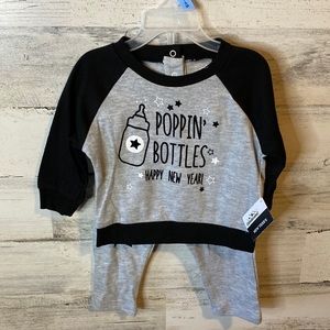 Baby New Years Outfit Size 3-6 Months NEW